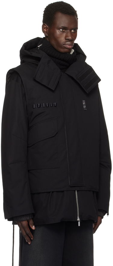 Парка Helmut Lang Helmut Lang Arctic Double Puffer Down Jacket & Vest чорний | O07HM402, 1