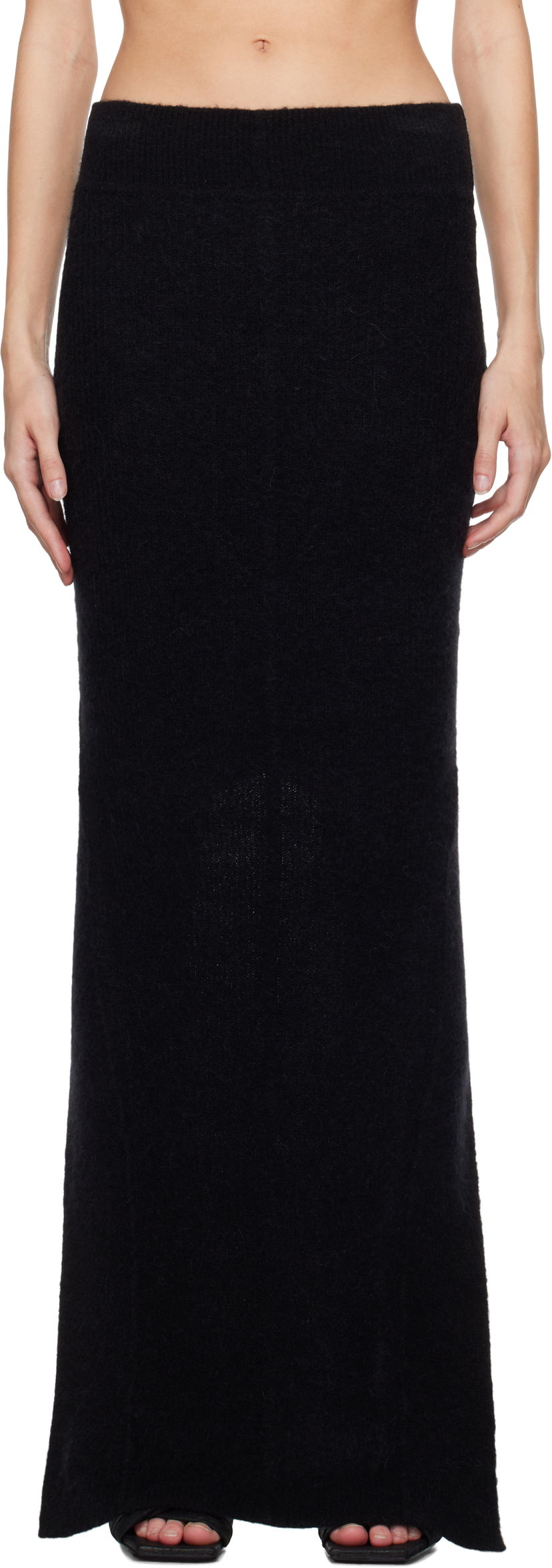 Спідниця Rick Owens Maxi Skirt чорний | RO02D3682 KWPL
