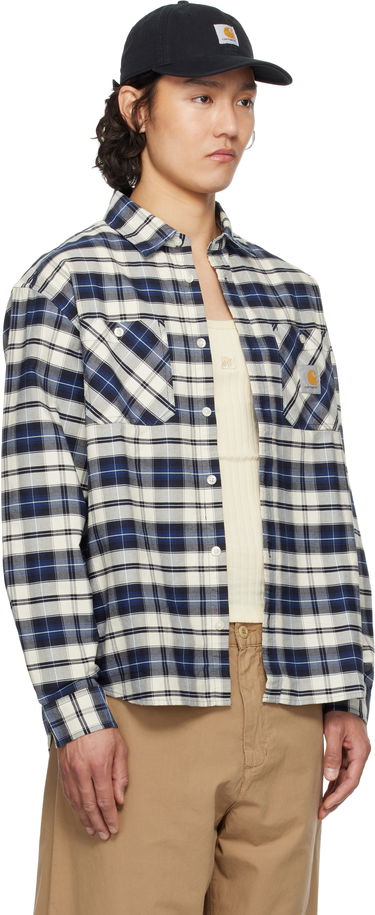 Сорочка Carhartt WIP Carhartt WIP Tarbell Check Button-Down Shirt Синій | I034545, 1