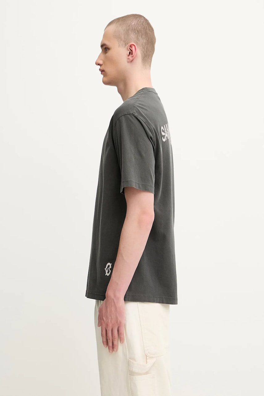 Футболка Samsoe Samsoe Samsoe Samsoe SASWIRL T-Shirt Сірий | U25200007, 1