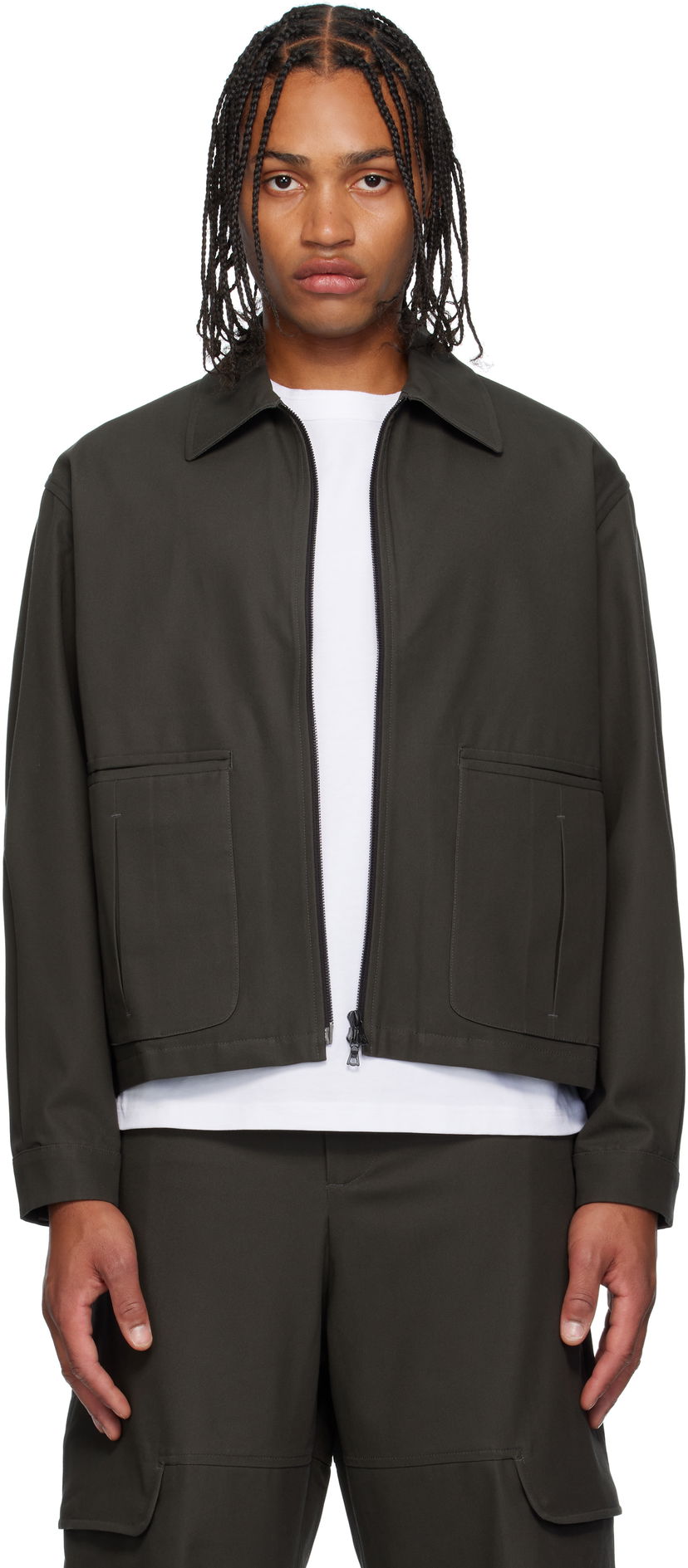 Куртка sage NATION Sage Nation Index Cotton Twill Jacket Зелений | S118 INDEX JACKET COTTON TWILL