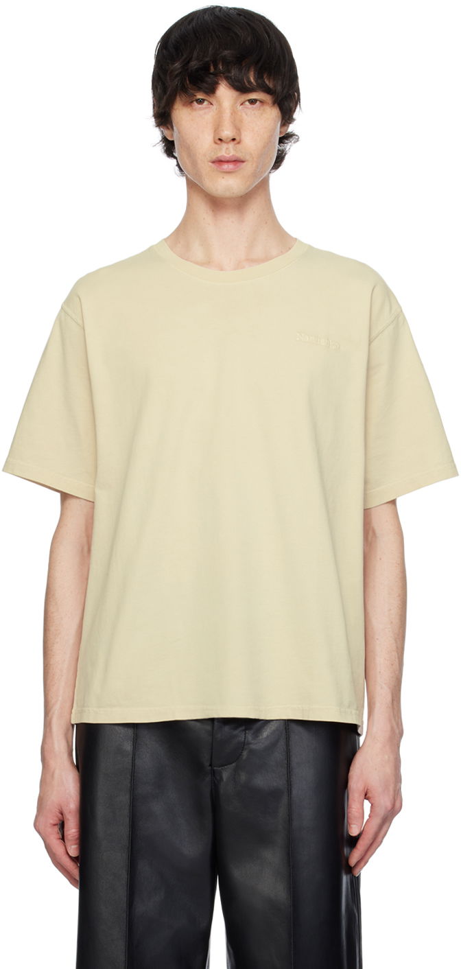 Футболка Nanushka Reece T-Shirt бежевий | NU23PFTP02273