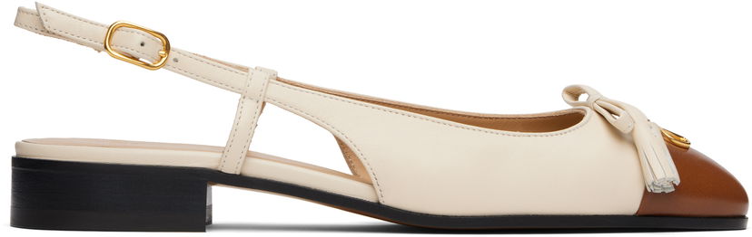 Кросівки та взуття Valentino Valet Du Roi Slingback Ballerina Flats Різнокольоровий | 6W0S0MH0DDT