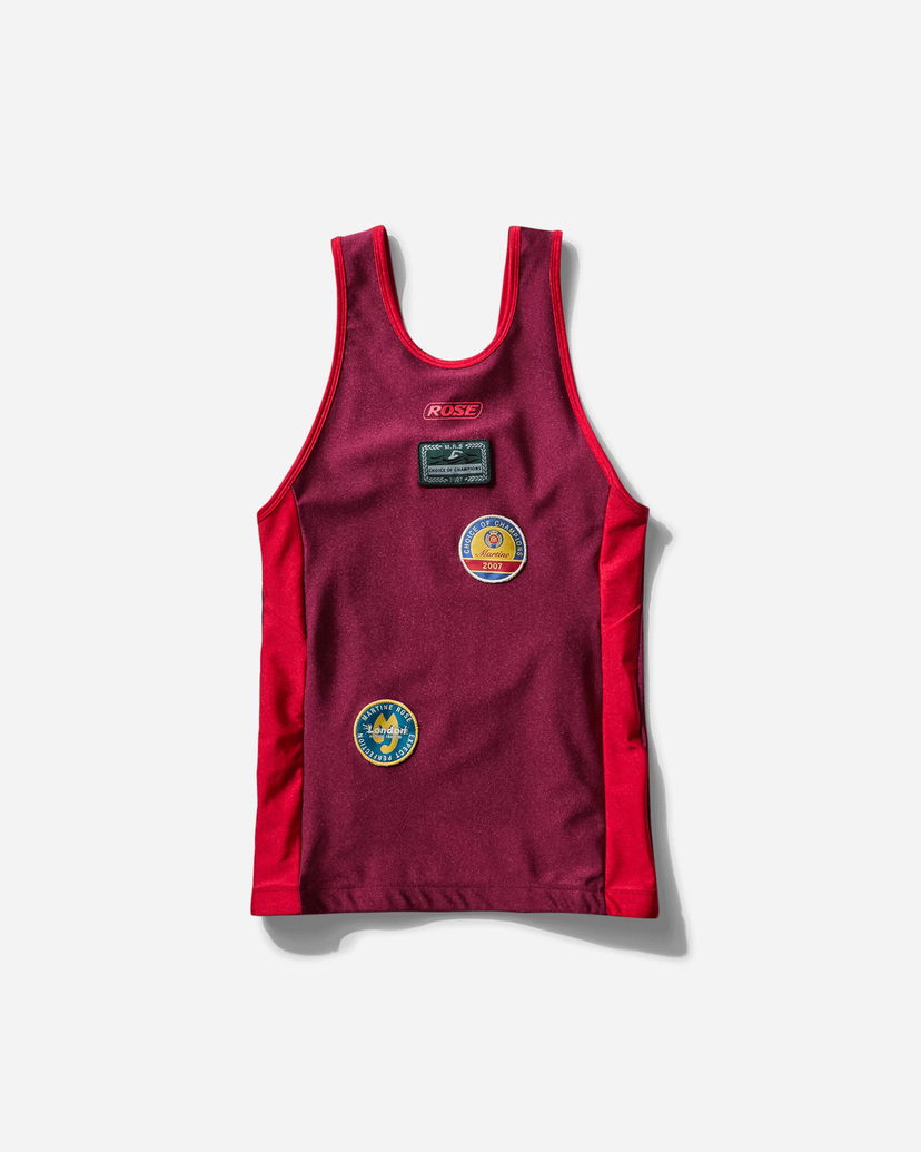 Безрукавка Martine Rose Swim Vest Бордовий | 661JT06102