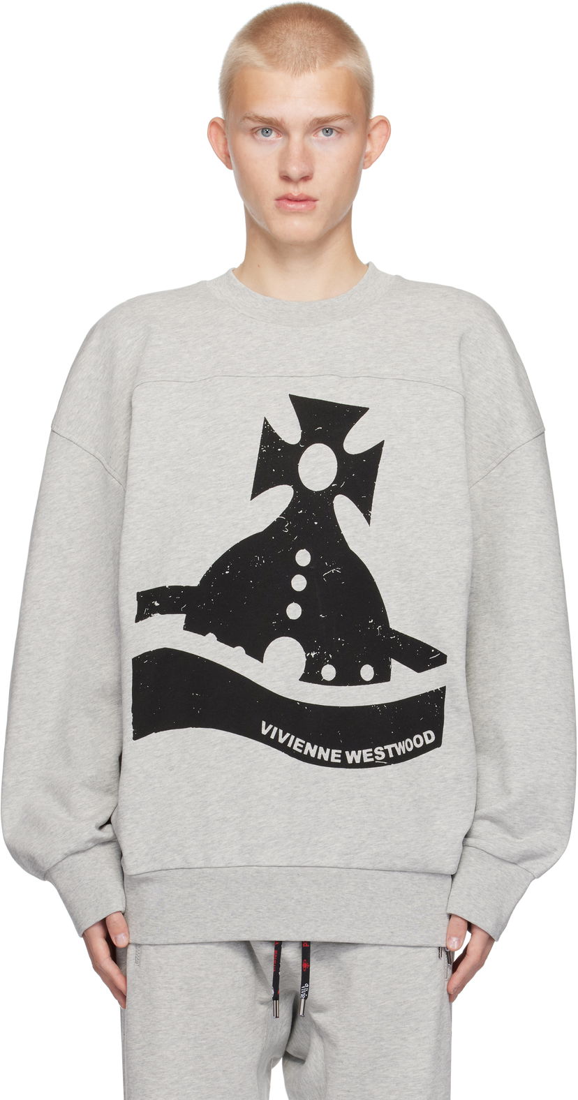Світшоти Vivienne Westwood Sander Sweatshirt Сірий | 2I01000F-J006O-