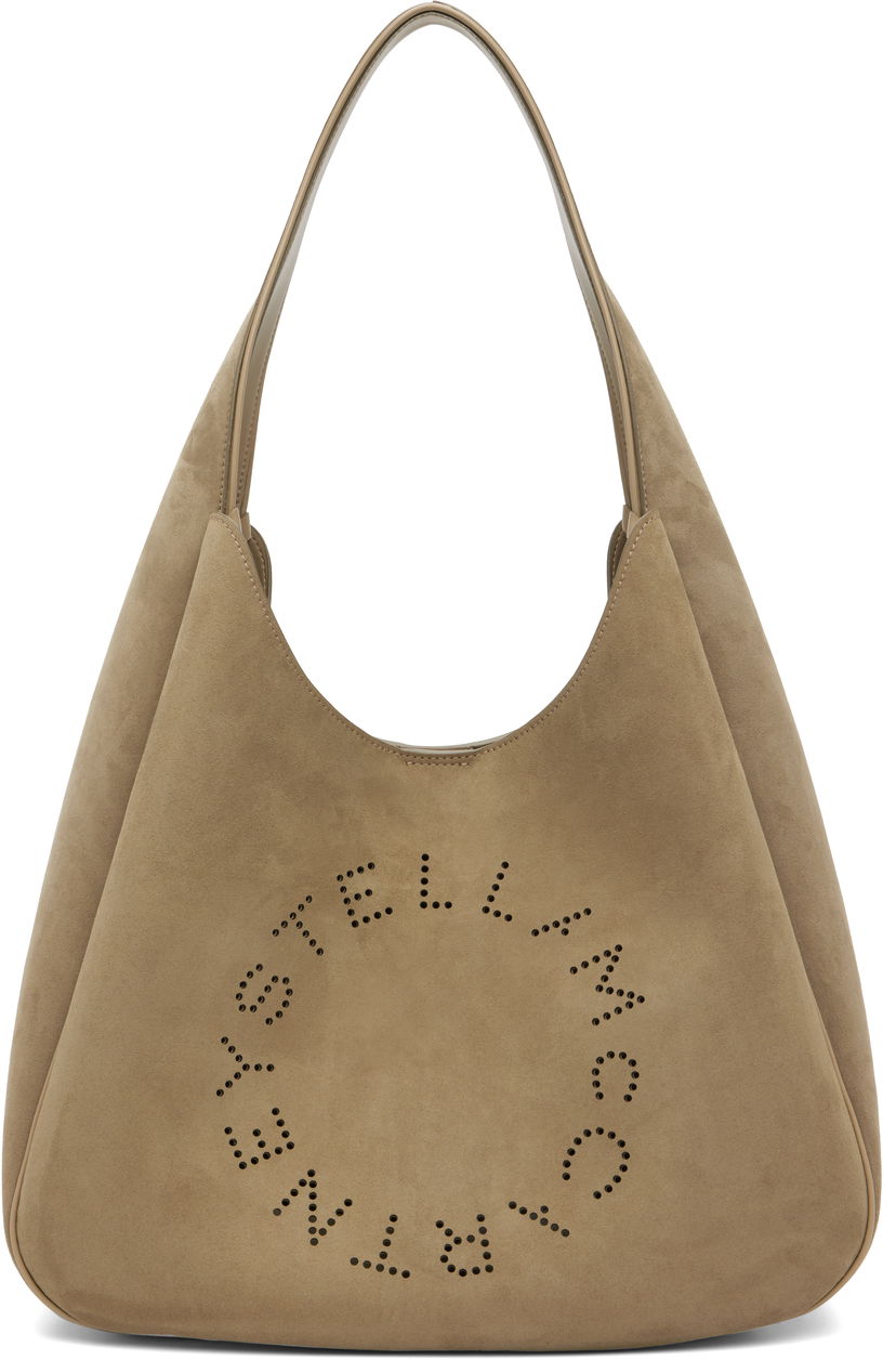 сумка-тоут Stella McCartney Stella McCartney Faux-Suede Logo Tote бежевий | 7B0102WP0590