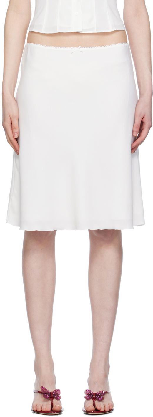 Спідниця GUIZIO Guizio Paloma Midi Skirt білий | C00304W016