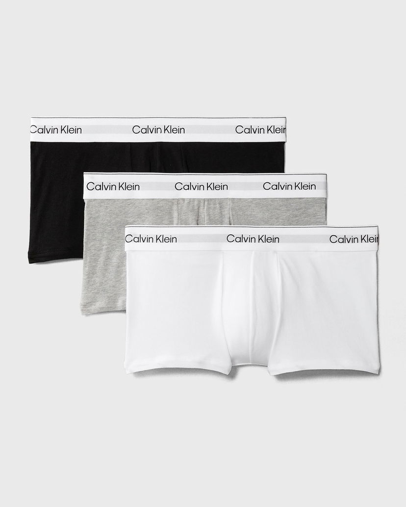 Боксери CALVIN KLEIN Calvin Klein Low Rise Trunk Underwear 3-Pack білий | LV00NB4389MP1