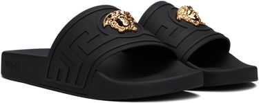 Кросівки та взуття Versace Versace 'La Medusa' Slides чорний | 1020535_1A15481, 3