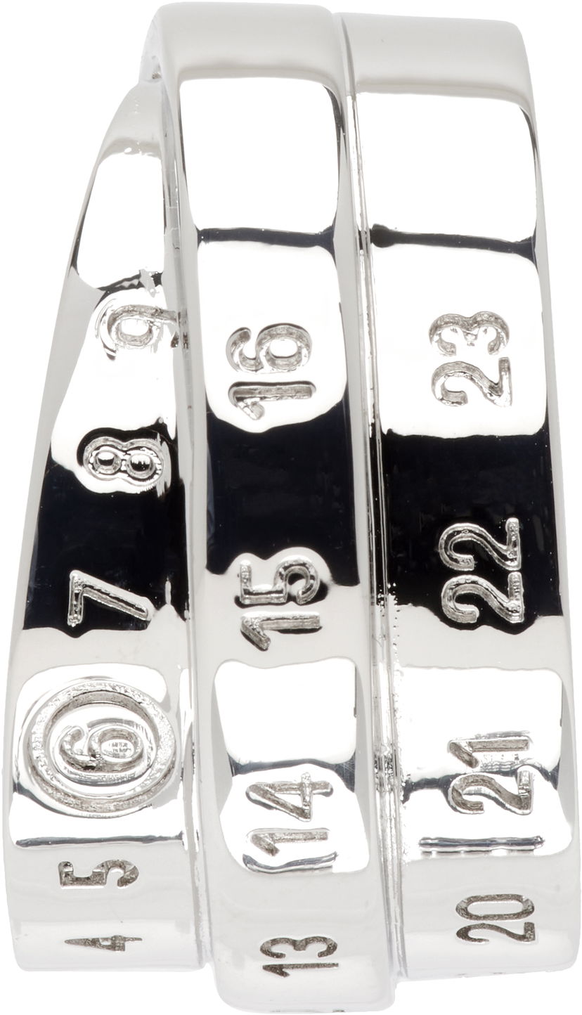 Сережки Maison Margiela MM6 Maison Margiela Silver Tone Logo Ear Cuff Металік | SM6VG0098 P6627