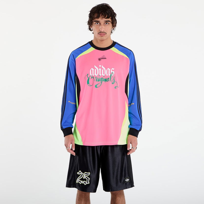Сорочка adidas Originals Spiders Goalkeeper Loose Long-Sleeve Top Рожевий | JW0203