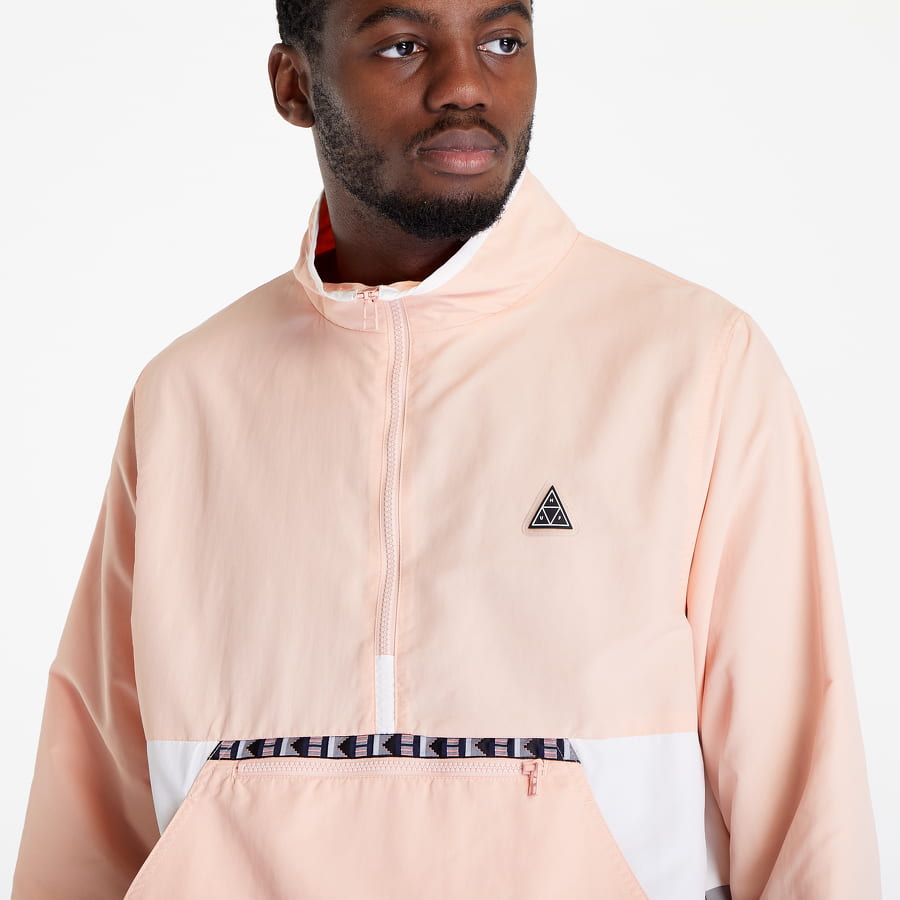 Вітровка HUF Teton 1/4 Zip Anorak Рожевий | JK00338 CLPNK, 0