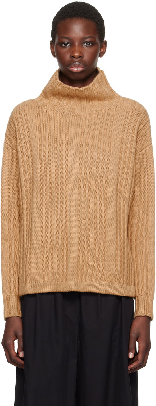 Cветр Max Mara Max Mara Vitalba Turtleneck Sweater Коричневий | 2421366012600 MM12037