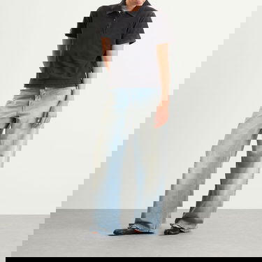 Сорочка поло JW Anderson JW Anderson Layered Short Sleeve Polo Top, Size Large чорний | JO0277-PG1808-781, 4