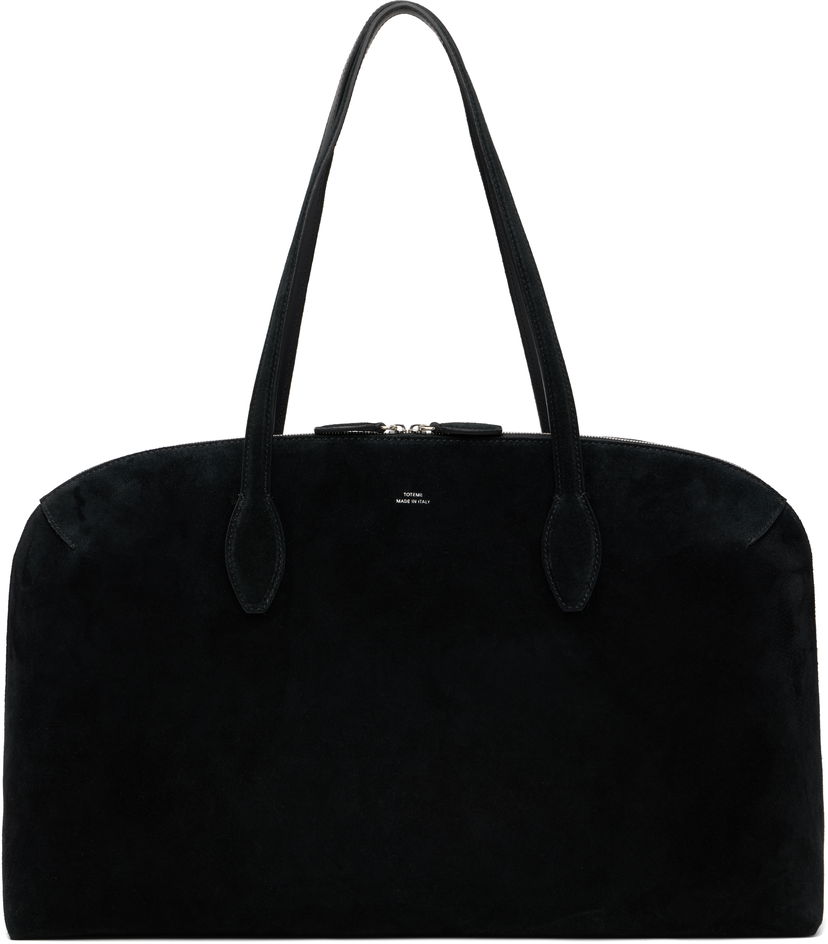 сумка-тоут TOTEME Totême Suede Day Tote чорний | 252-WAL0082-LE0004