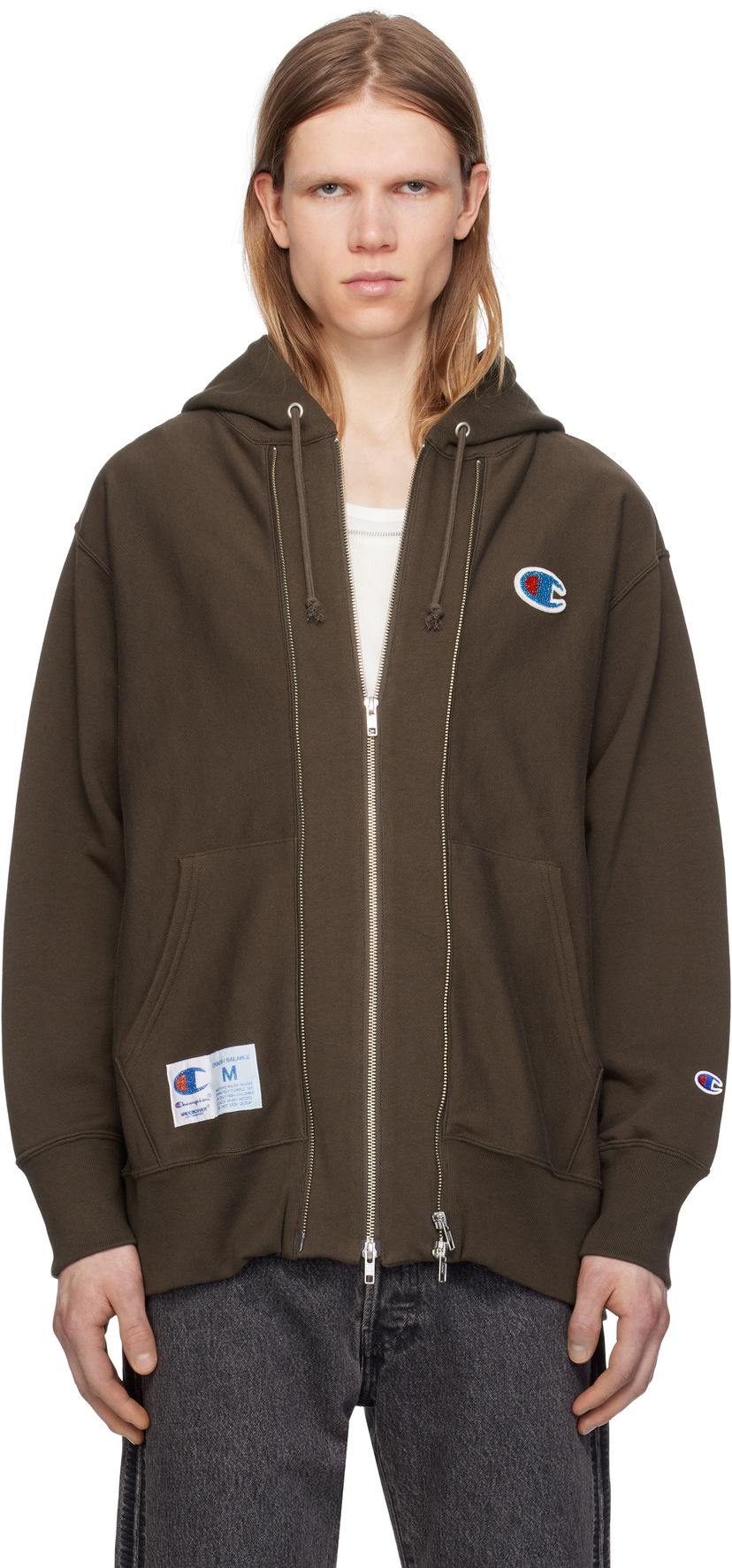 Світшоти UNDERCOVER Undercover Champion Edition Zip Hoodie Коричневий | UC1E4811