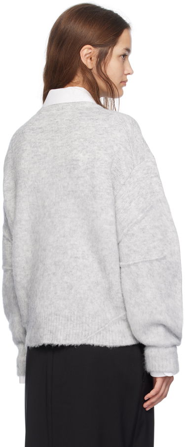 Cветр Helmut Lang Brushed Apex Designer Sweater Сірий | O06HW706, 2