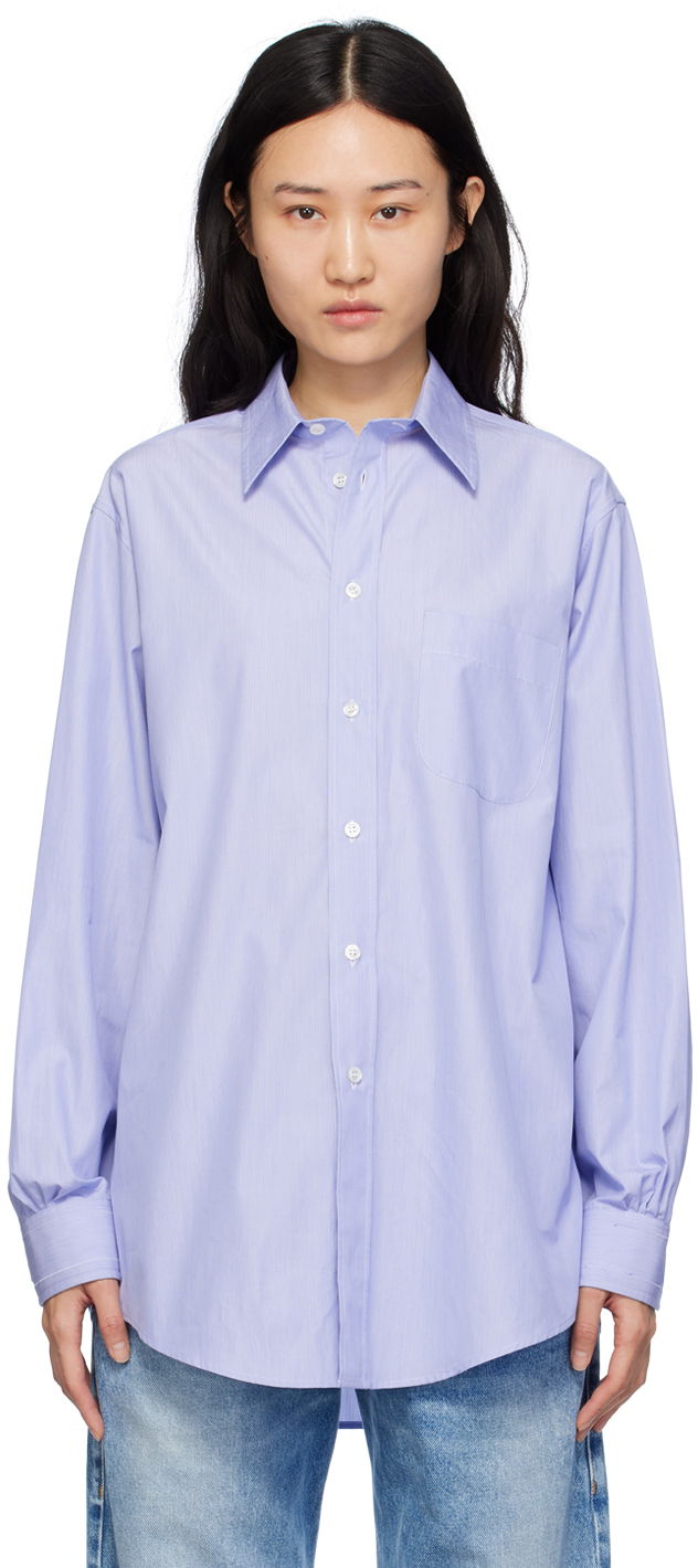 Сорочка Maison Margiela Oversized Shirt Синій | SI0DL0001 S54942