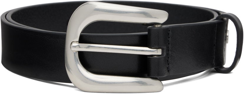 Ремені rag & bone rag & bone Stevie Leather Belt чорний | WJW25PB1010LE10