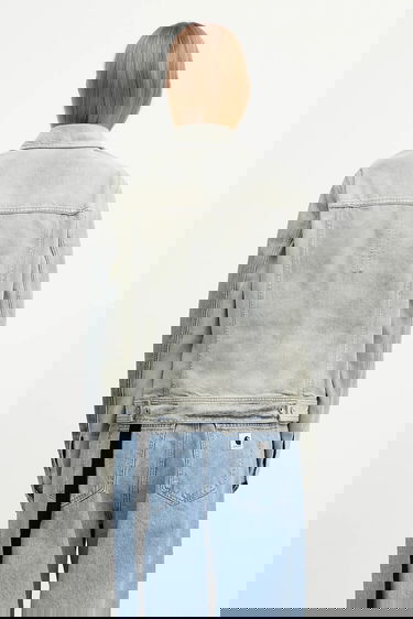 Куртка Rick Owens Rick Owens DRKSHDW Trucker Worker Denim Jacket Синій | DS02E7701.DMP, 2