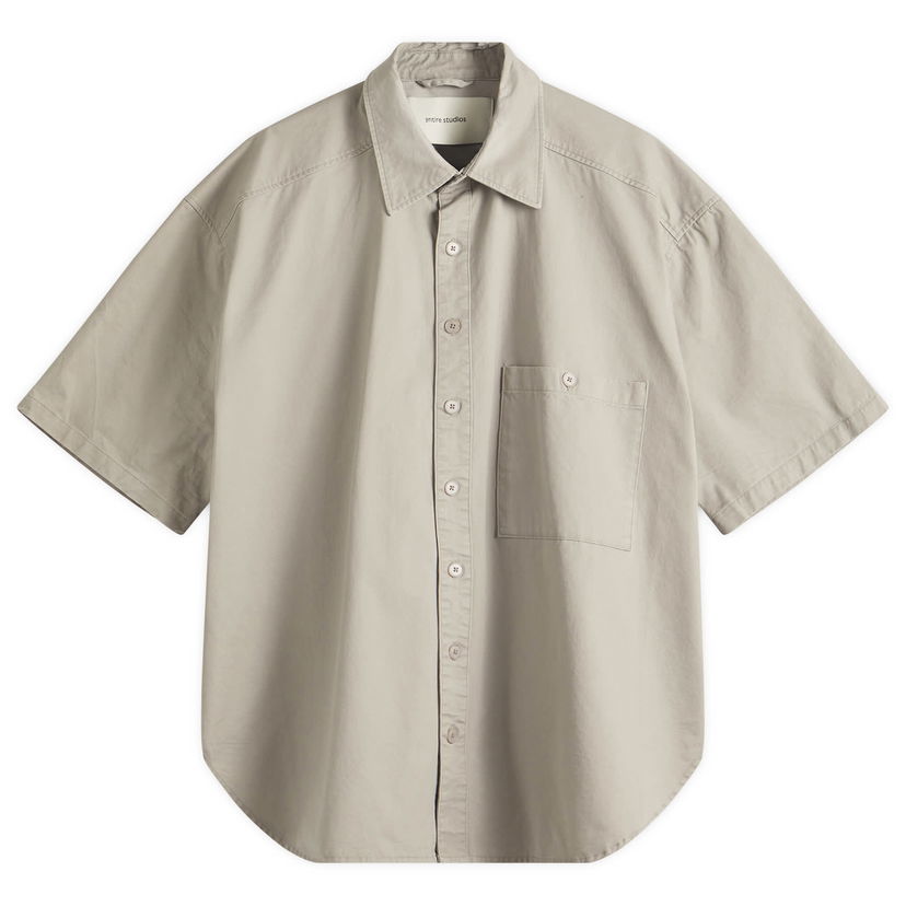 Сорочка Entire Studios Entire Studios Duper Short Sleeve Shirt, Size Small бежевий | ESU-S25-2006-DO