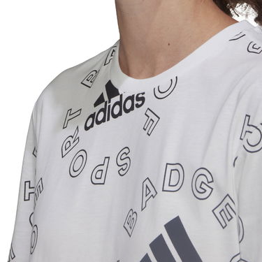Футболка adidas Performance Allover Print Sports T-shirt білий | HC9186, 3