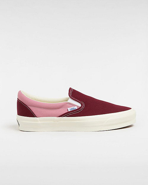 Кросівки та взуття Vans Premium Slip-on 98 Shoes (maroon/pink) Unisex Pink, Size 2.5 Бордовий | VN000CSE5T2