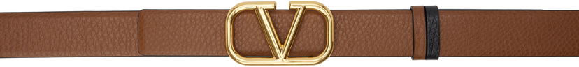 Ремені Valentino Valentino Garavani VLogo Signature Reversible Belt Коричневий | 6Y2T0T47VBC