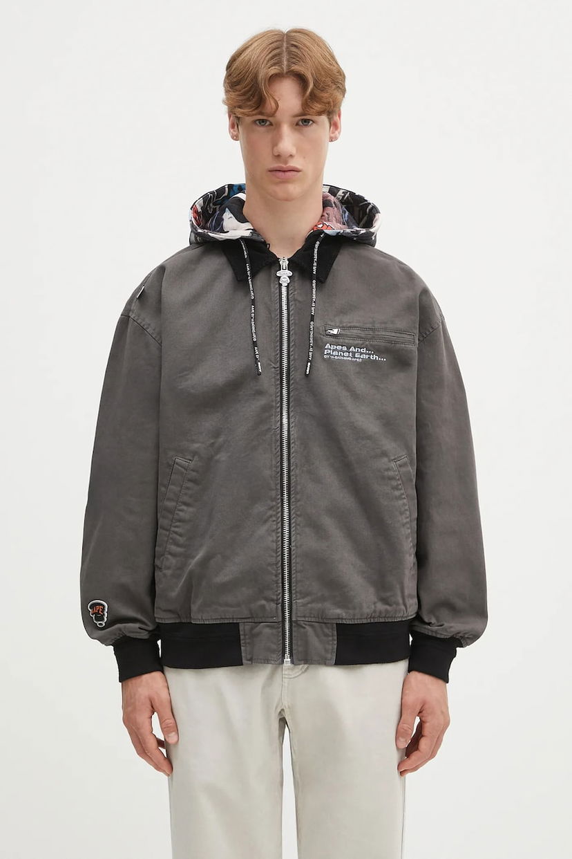 Куртка AAPE by A Bathing Ape AAPE Main Light Weight Jacket Сірий | AAPLJM7675XXN