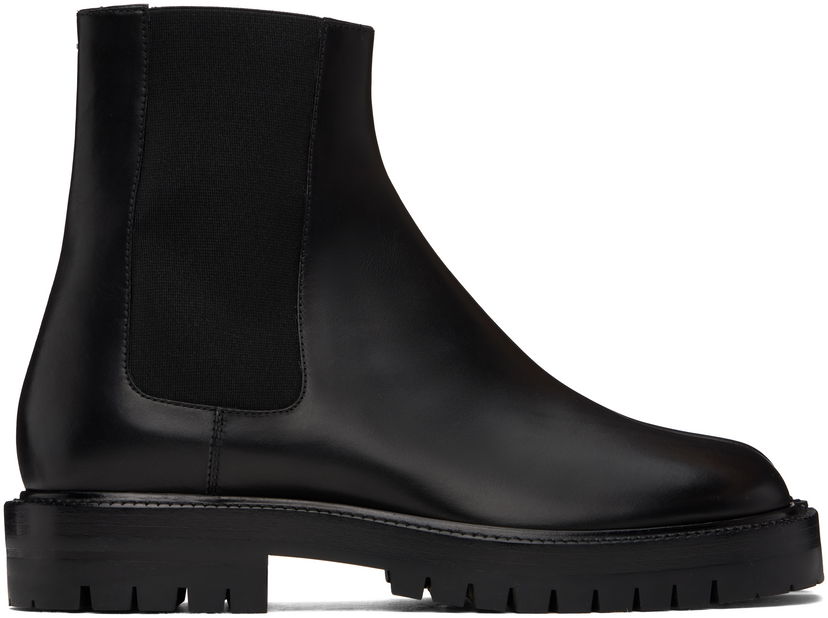 Кросівки та взуття Maison Margiela Maison Margiela Tabi Chelsea Boots чорний | S57WU0275 P3292