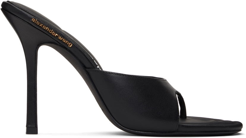 Аксесуари Alexander Wang Alexander Wang Lucienne 105 Thong Heeled Sandals чорний | 30125S010
