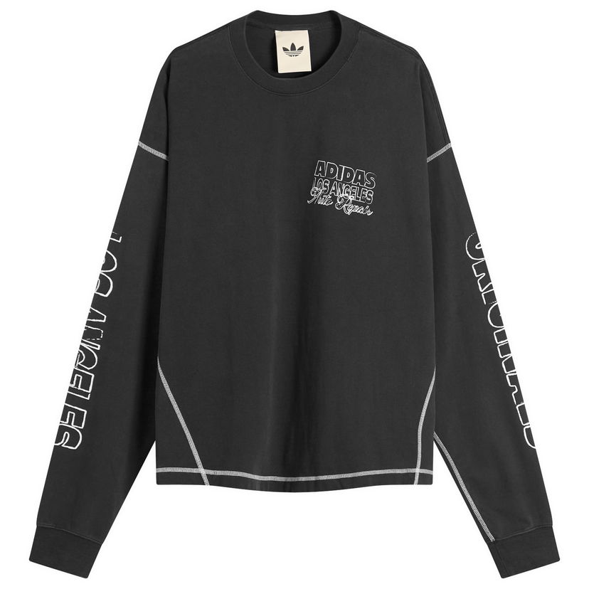 Футболка adidas Originals OG LA Long Sleeved T-Shirt чорний | JX6140