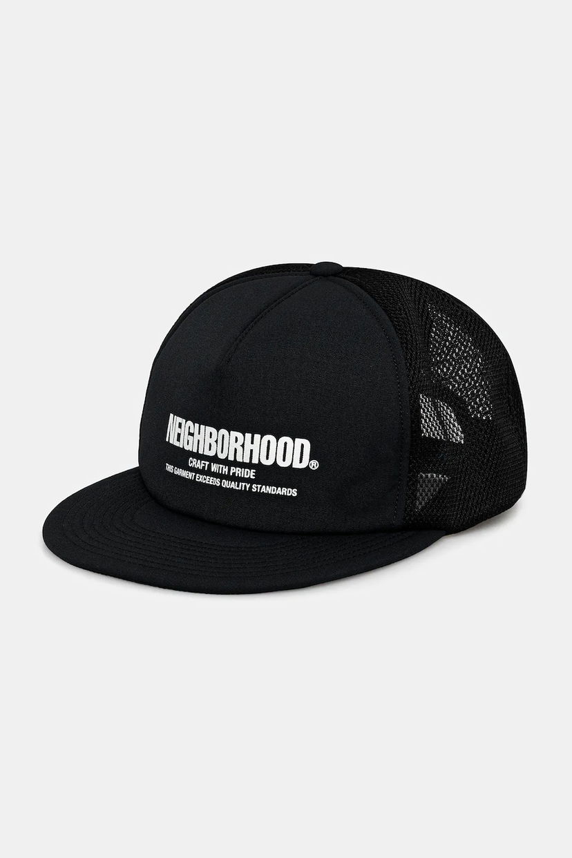 Кепка Neighborhood NEIGHBORHOOD Mesh Trucker Cap чорний | 251YGNH.HT06