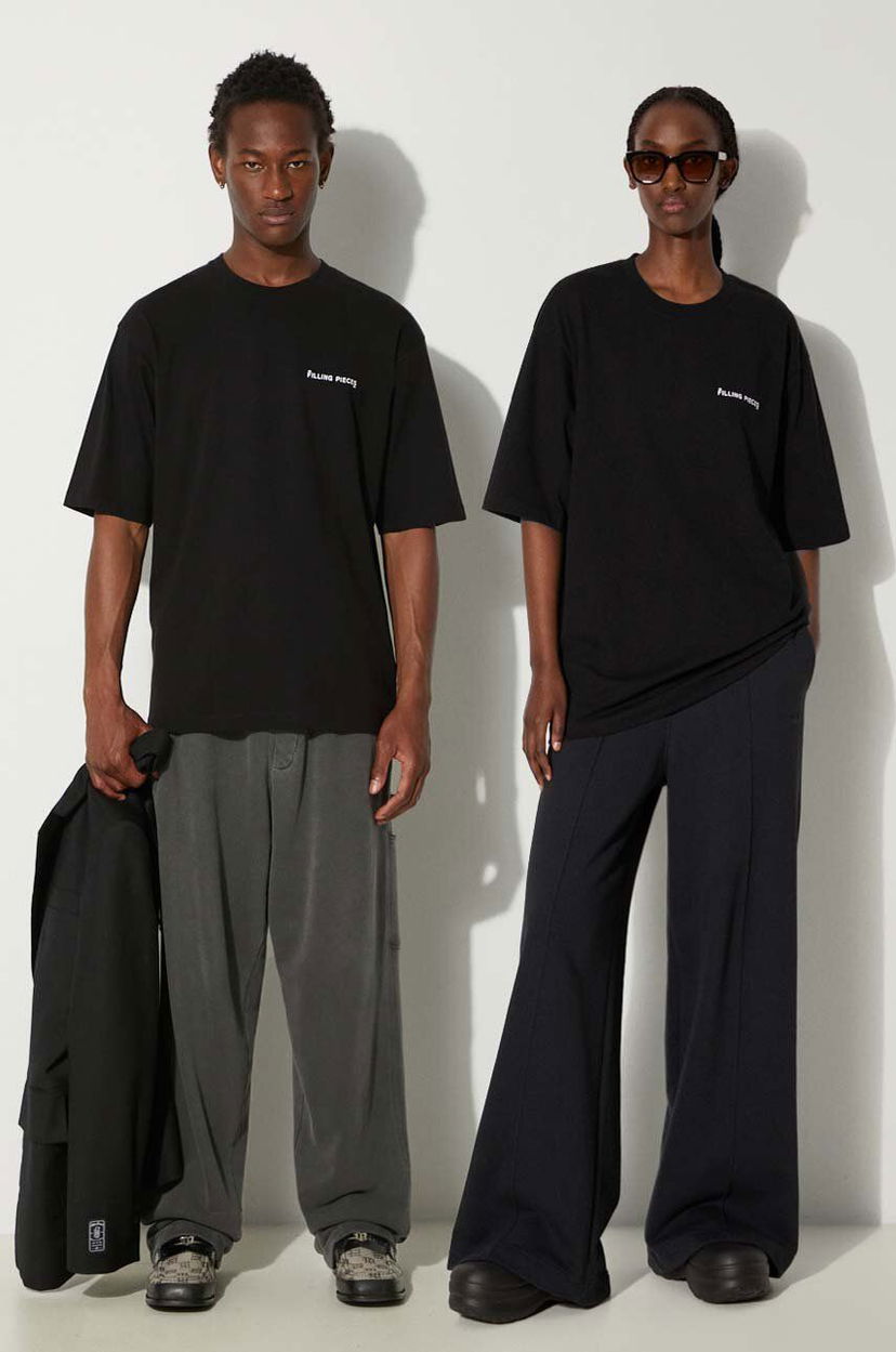 Футболка Filling Pieces Boxy T-Shirt чорний | 74413781861