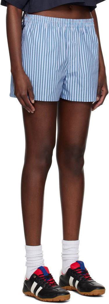 Боксери We11done We11done Classic Stripe Shorts Синій | WD-PT1-25-208-W-BL, 1
