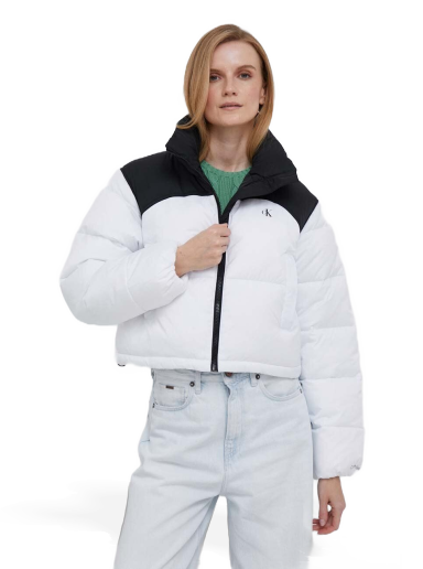 Пуховик CALVIN KLEIN Puffer Jacket білий | J20J221379