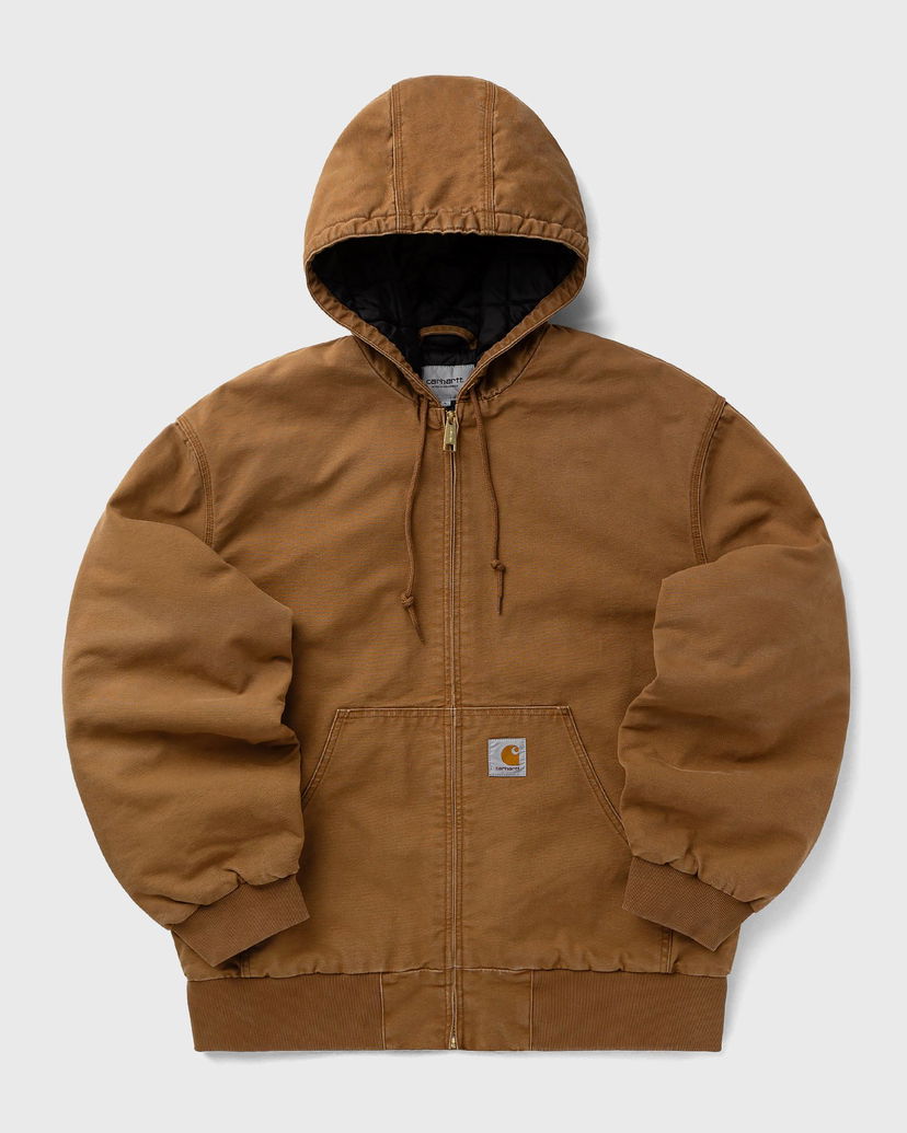 Куртка Carhartt WIP OG Active Hooded Canvas Full Zip Jacket Коричневий | I035891-HZ.4O