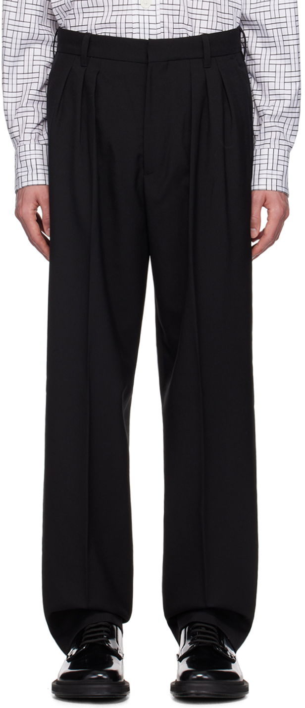 Штани KENZO Pleated Tailored Trousers чорний | FE65PA2149GE