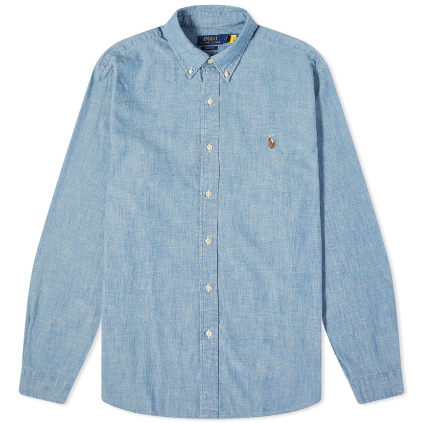 Сорочка Polo by Ralph Lauren Chambray Shirt Синій | 710792042001