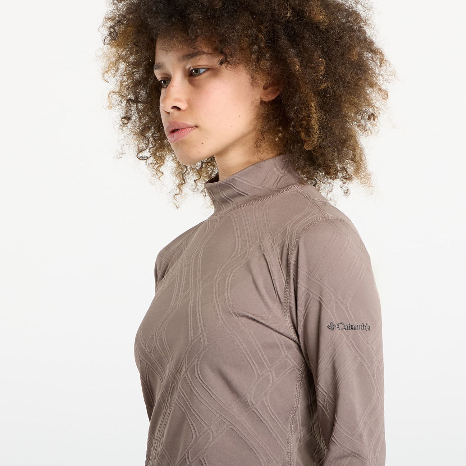 Футболка Columbia Granite Point™ LS Turtleneck Top with Embossed Pattern бежевий | 2141891254, 1