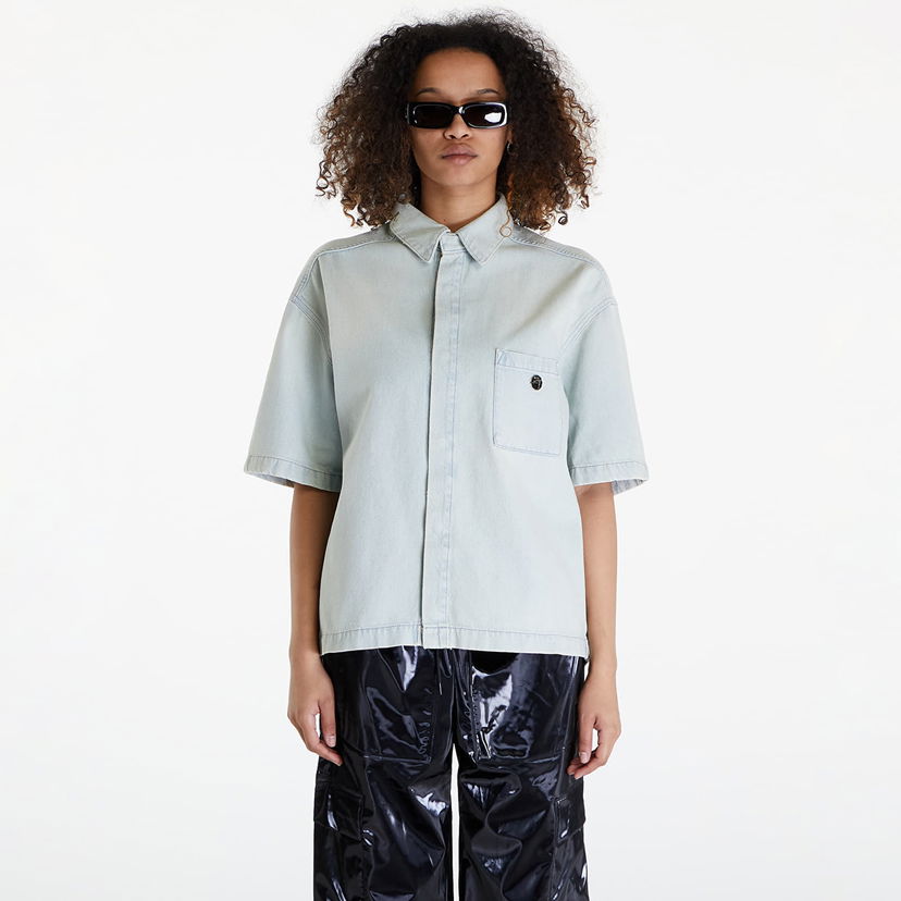 Сорочка Ambush Boxy Fit Denim Shirt UNISEX Light Blue Синій | BMYD001S24DEN0024200