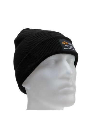 Шапка Alpha Industries Crew Beanie чорний | 128924 03