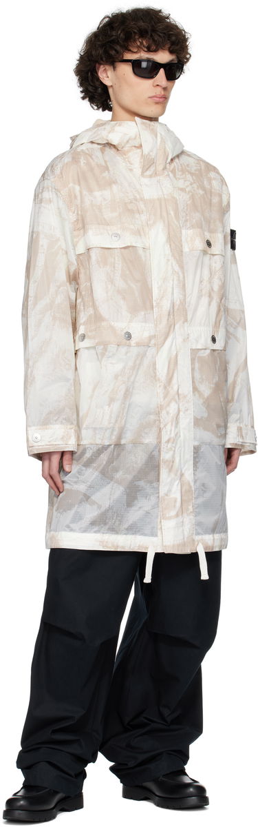 Парка Stone Island Stone Island UV-Reactive Scan Camo Ripstop Parka бежевий | K1S15 7100011 S00E2, 4