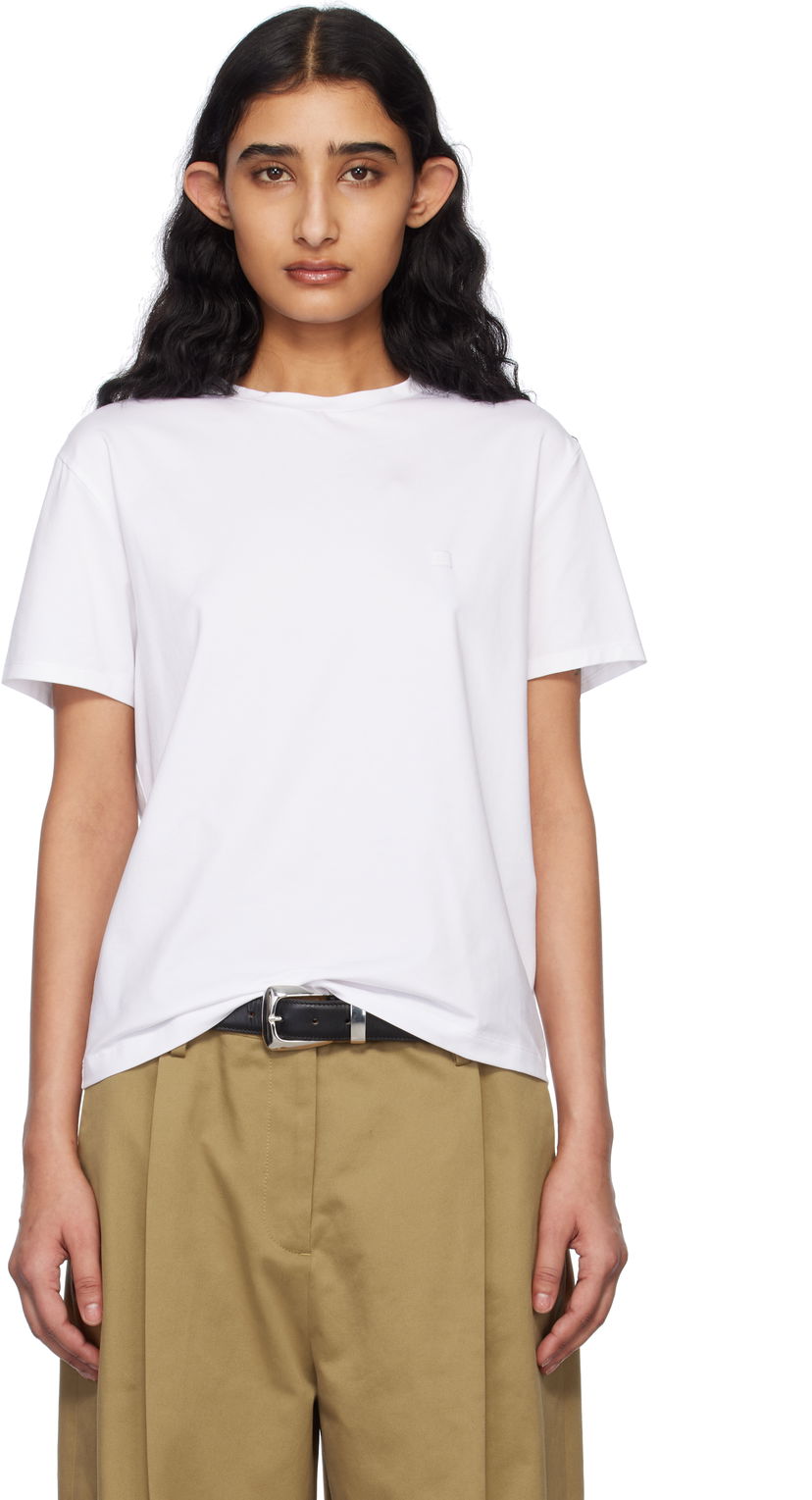 Футболка Acne Studios Acne Studios Regular Fit T-Shirt білий | CL0309-