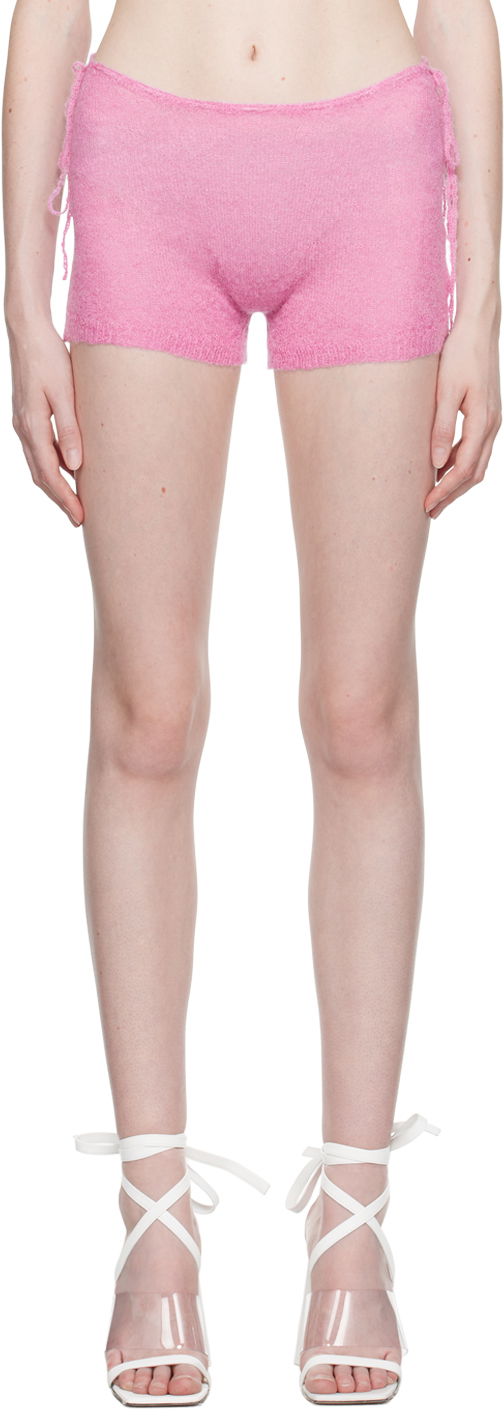 Шорти GUIZIO Guizio Side Tie Shorts Рожевий | H23607S018