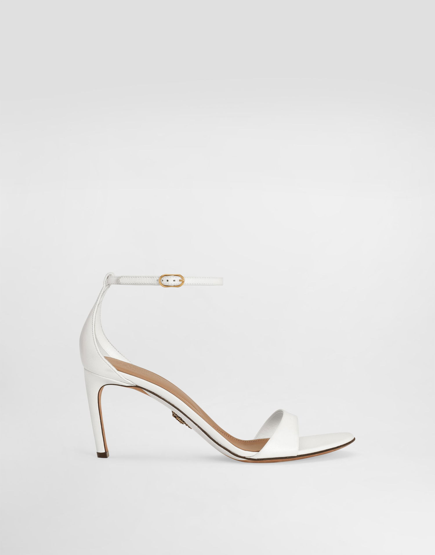 Аксесуари Dolce & Gabbana Dolce & Gabbana Polished Goatskin Heeled Sandals білий | CR1774A573880002, 0