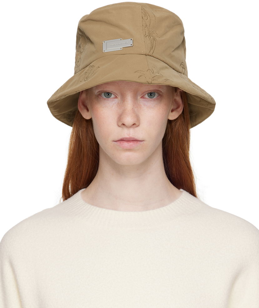 Капелюх Feng Chen Wang Feng Chen Wang Quilted Bucket Hat бежевий | FUF14AC15K