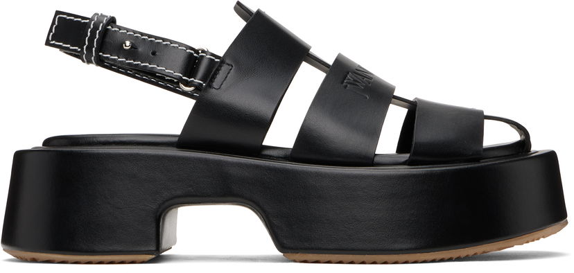 Кросівки та взуття JW Anderson JW Anderson Stripe Platform Sandals чорний | SN0099-LA0323