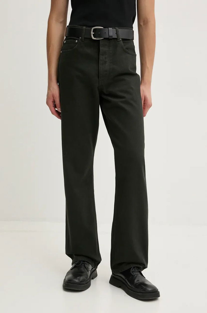Джинси Nanushka Gannon Straight Leg Jeans чорний | NM24PFPA01497