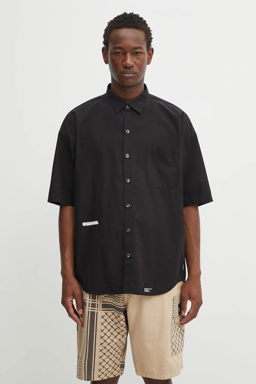 Сорочка Neighborhood NEIGHBORHOOD Relaxed Fit Over Shirt чорний | 251BENH.SHM02